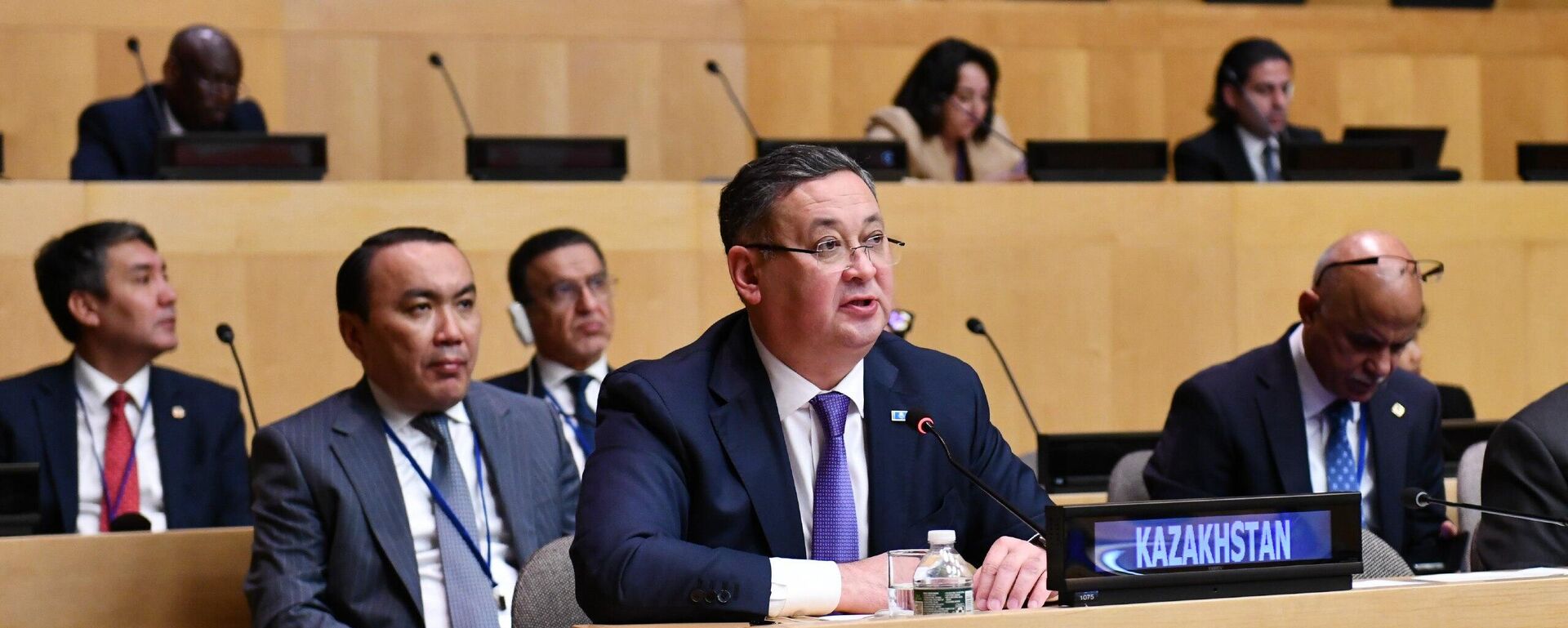 Заместитель Премьер-Министра – Министр иностранных дел Республики Казахстан Мурат Нуртлеу принял участие в Координационной встрече министров иностранных дел Организации исламского сотрудничества - Sputnik Казахстан, 1920, 22.09.2023