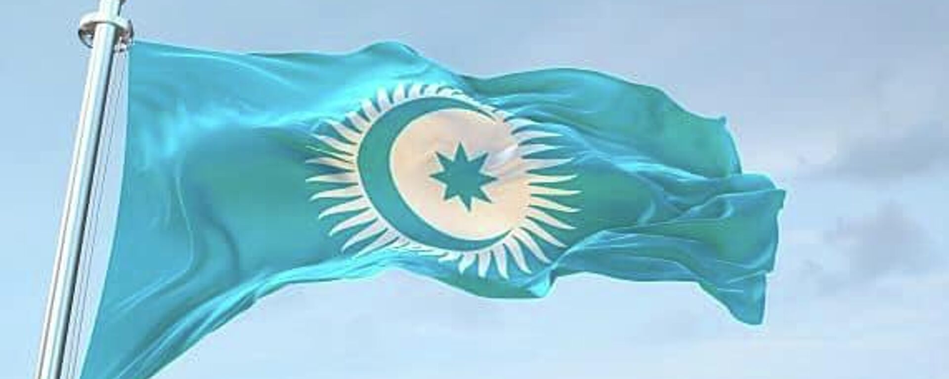 Организация тюркских государств. Флаг - Sputnik Қазақстан, 1920, 03.11.2023
