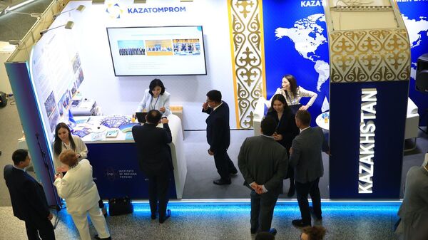 Страновой павильон Казахстана открыли  на сессии МАГАТЭ в Вене - Sputnik Казахстан