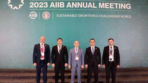 Казахстанская делегация приняла участие в ежегодном собрании Азиатского банка инфраструктурных инвестиций в Каире  - Sputnik Казахстан