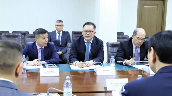 Министр финансов Ерулан Жамаубаев принял представителей китайских компаний группы CITIC - Sputnik Казахстан