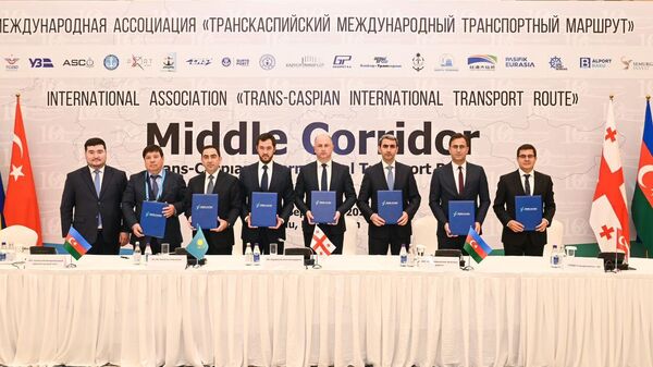 Форум ТМТМ 2023: инновации и развитие в эпоху цифровизации, посвященный динамично меняющейся обстановке в регионе Транскаспийского международного транспортного маршрута (ТМТМ) - Sputnik Казахстан