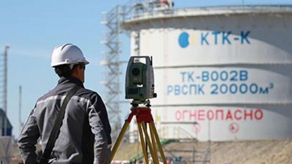 Резервуар нефтепроводной системы АО КТК-К - Sputnik Казахстан