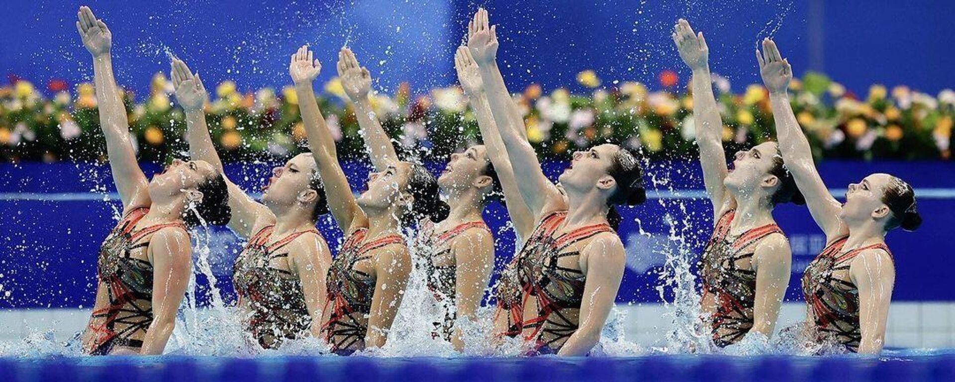 Казахстанская команда по артистическому плаванию - Sputnik Казахстан, 1920, 08.10.2023