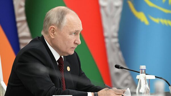 Пресс-конференция президента России по итогам саммита СНГ - Sputnik Казахстан