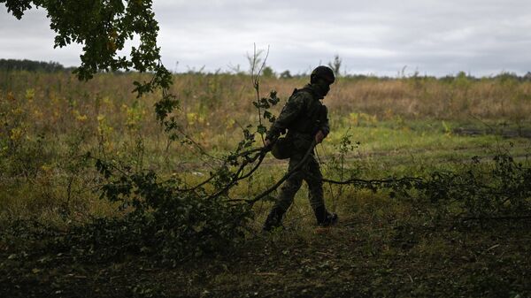 Стрельба агитационными снарядами по позициям ВСУ на Северском направлении - Sputnik Қазақстан