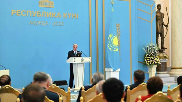  Торжественная церемония вручения государственных наград и премий с участием Президента Касым-Жомарта Токаева - Sputnik Казахстан