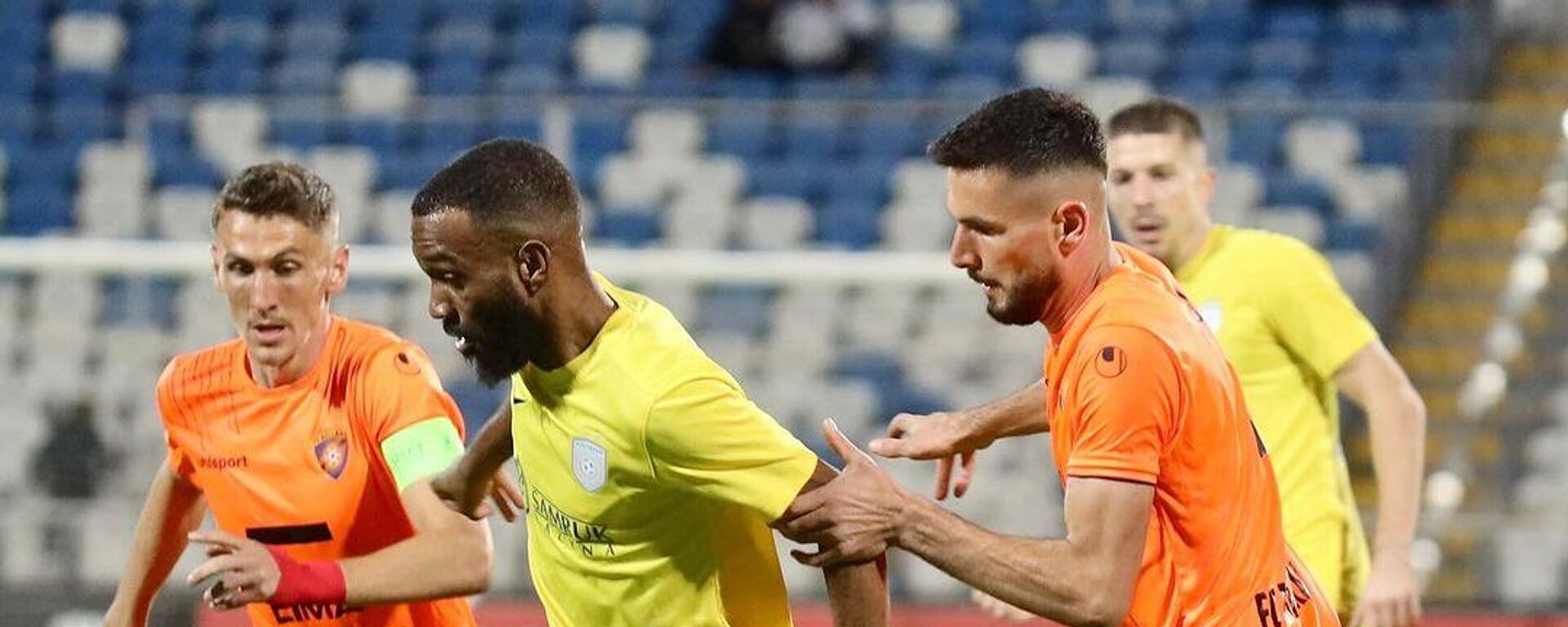 Момент матча Балкани - Астана - Sputnik Казахстан, 1920, 23.11.2024