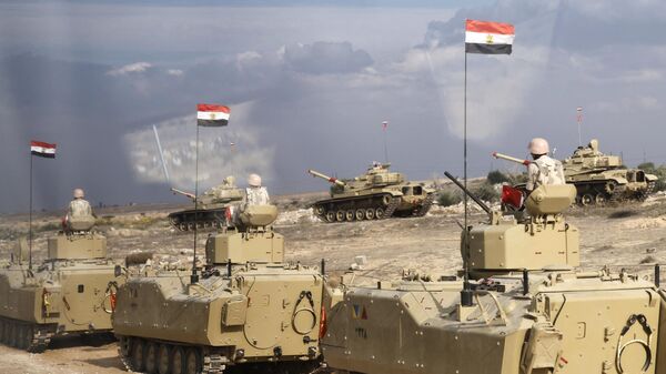 Танки египетской армии на границе с Газой  - Sputnik Қазақстан