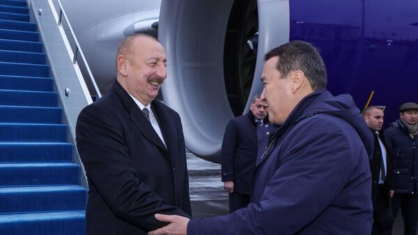 Президент Азербайджана Ильхам Алиев прибыл в Астану - Sputnik Казахстан