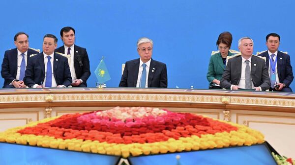 Президент Қасым-Жомарт Тоқаев Түркі мемлекеттері ұйымының 10-шы саммитінде - Sputnik Казахстан