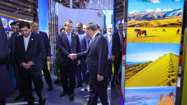Премьер Казахстана осмотрел национальные павильоны на выставке в Шанхае - Sputnik Казахстан