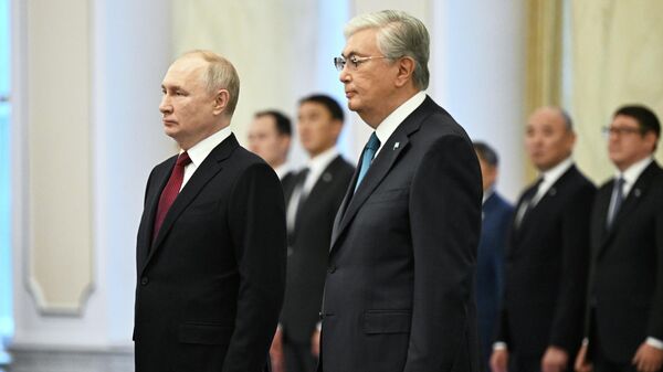 Визит президента РФ В. Путина в Казахстан - Sputnik Казахстан