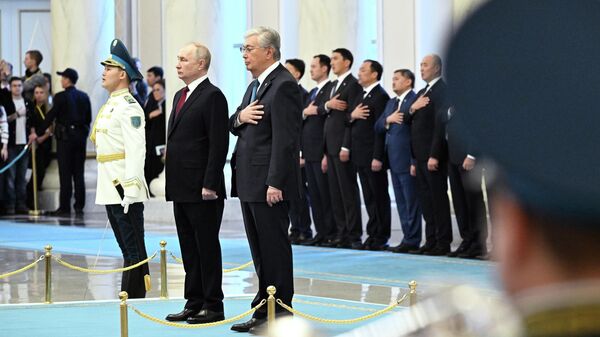 Визит президента РФ В. Путина в Казахстан - Sputnik Казахстан