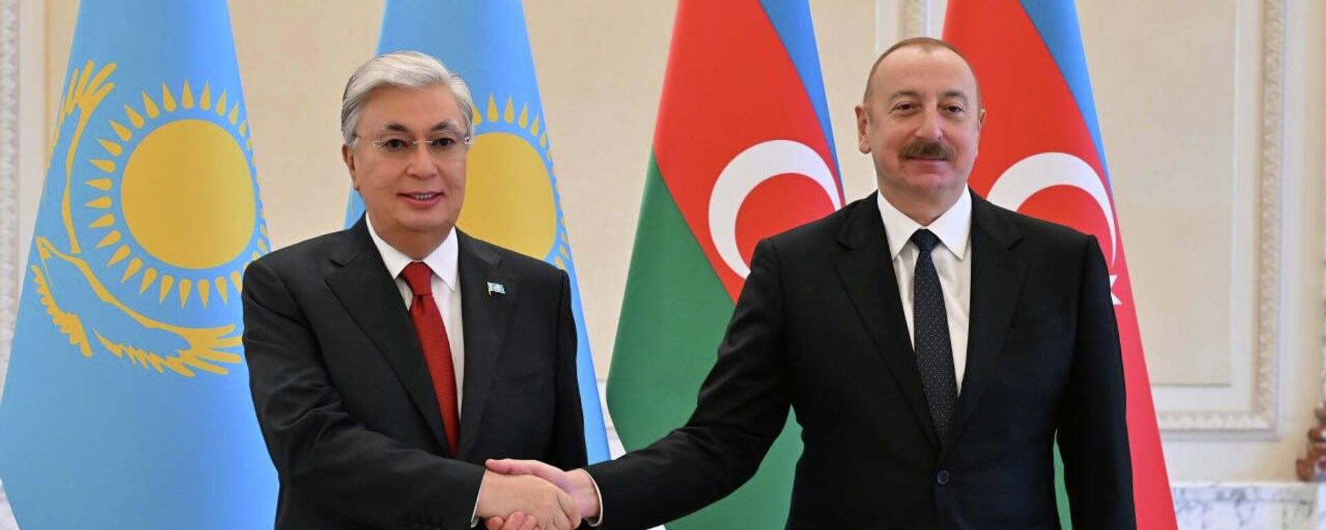 Касым-Жомарт Токаев и Ильхам Алиев провели переговоры Касым-Жомарт Токаев и Ильхам Алиев провели переговоры - Sputnik Казахстан, 1920, 24.11.2023