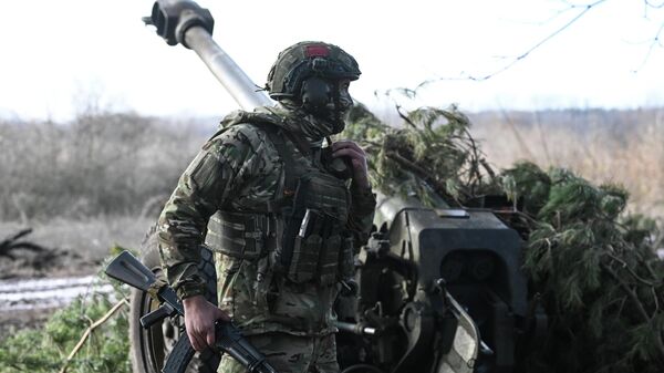 Подразделение ЦВО на Краснолиманском направлении СВО - Sputnik Казахстан