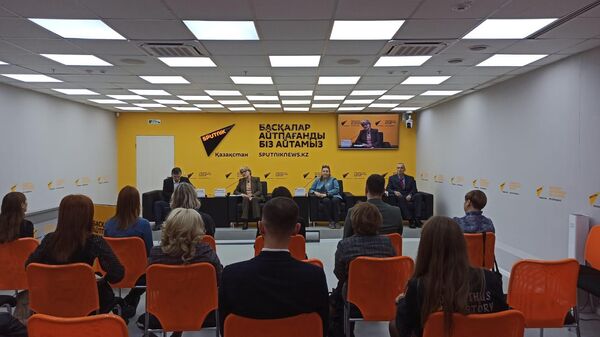 Пресс-конференция, посвященная предстоящей образовательной выставке Учись в России - Sputnik Казахстан