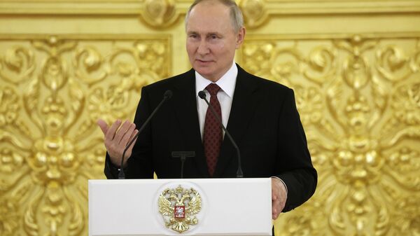 Президент РФ В. Путин принял верительные грамоты у вновь прибывших послов иностранных государств - Sputnik Казахстан