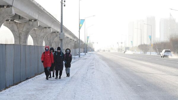 Мороз в Астане - Sputnik Казахстан