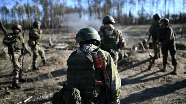 Боевая подготовка военнослужащих ВДВ в зоне СВО - Sputnik Казахстан