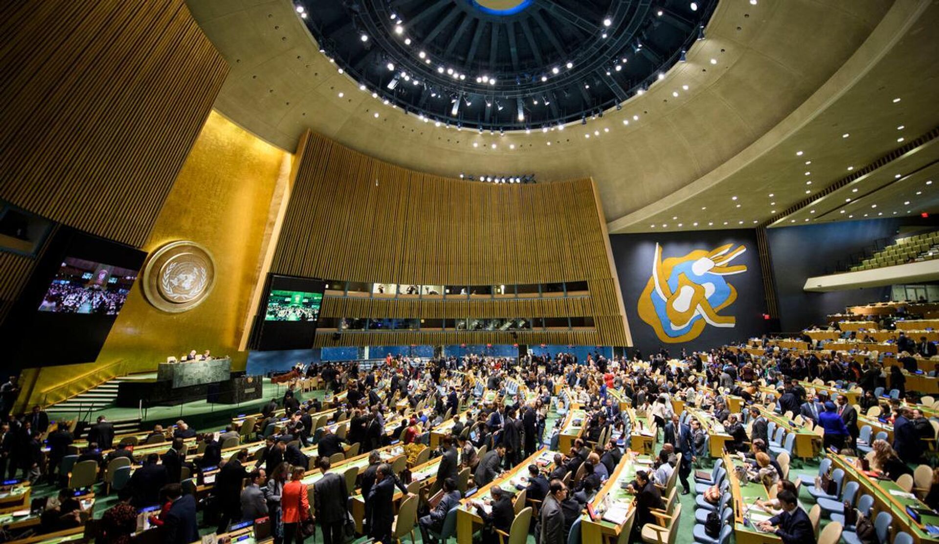 Заседание Генеральной ассамблеи ООН - Sputnik Казахстан, 1920, 29.12.2023