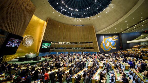 Заседание Генеральной ассамблеи ООН - Sputnik Казахстан