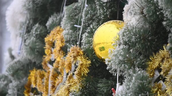 Новогоднее украшение столицы - Sputnik Казахстан