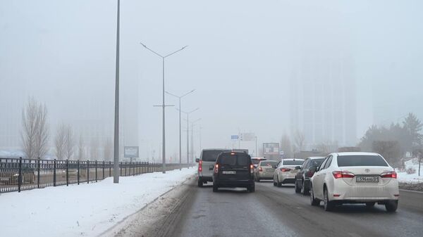 Зимний туман в Астане - Sputnik Казахстан