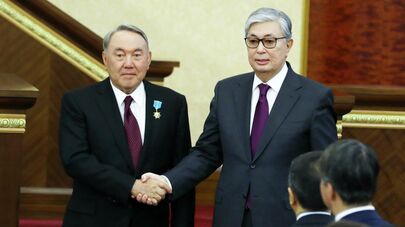 Токаев и Назарбаев, архивное фото