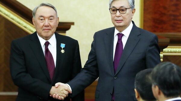 Токаев и Назарбаев, архивное фото - Sputnik Қазақстан