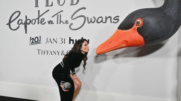 Американская телеведущая Бетенни Франкель прибыла на премьеру фильма FX Вражда: Капоте против Лебедей в Музее современного искусства в Нью-Йорке, США  - Sputnik Казахстан