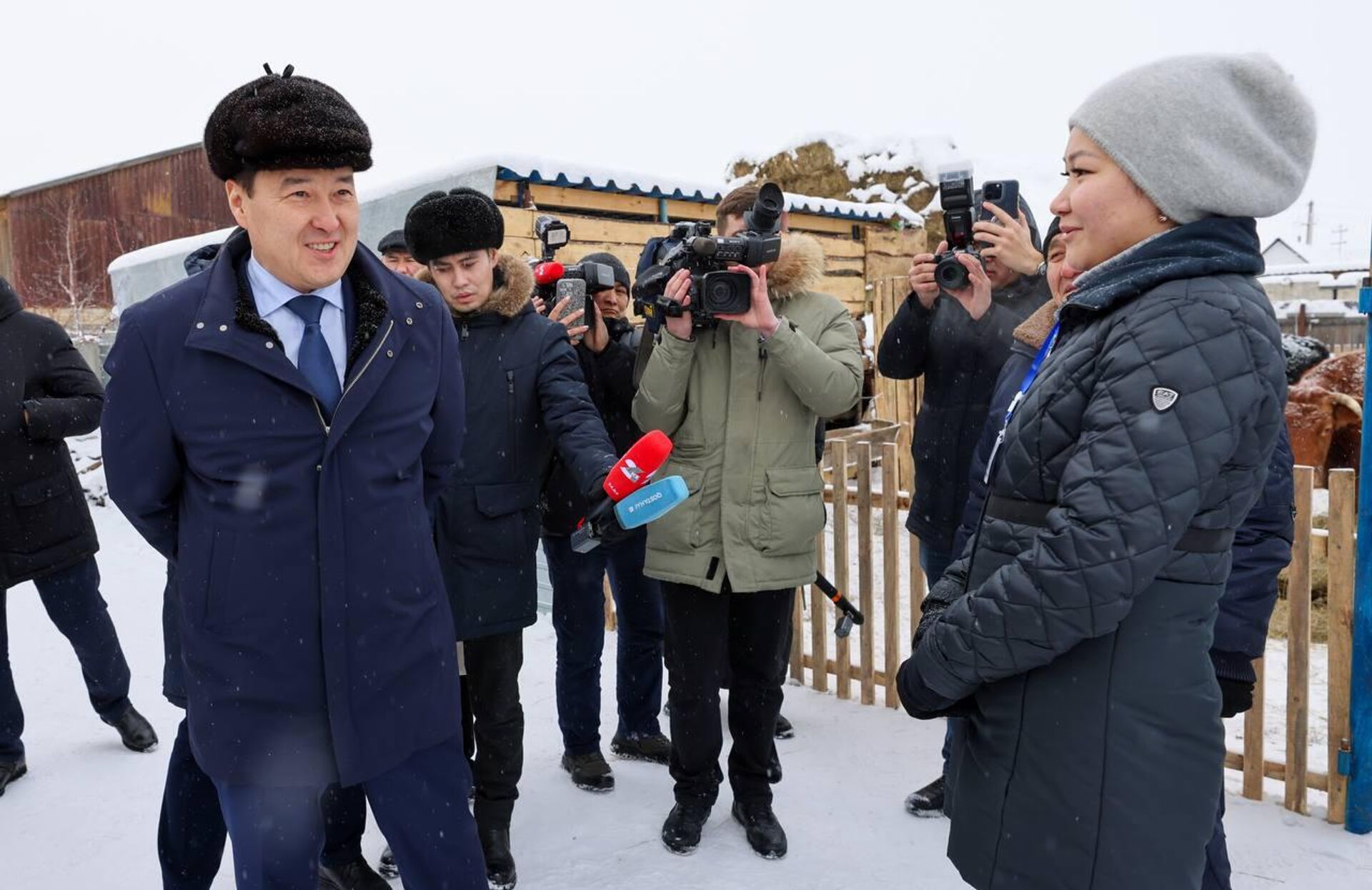 Премьер-министр Казахстана посетил Костанайскую область - Sputnik Казахстан, 1920, 26.01.2024