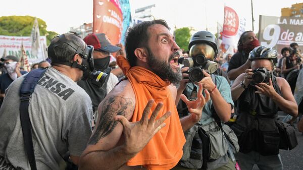 Протесты в Аргентине - Sputnik Казахстан