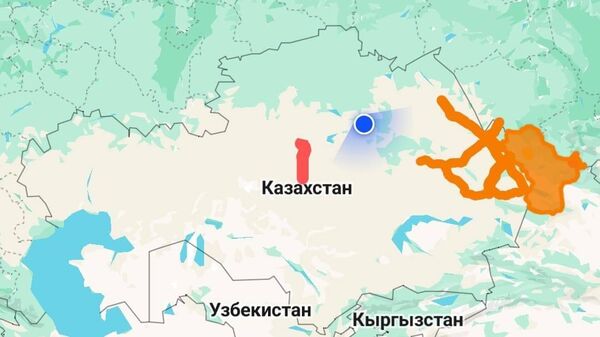 Карта ограничения движения на дорогах 21.02 - Sputnik Казахстан