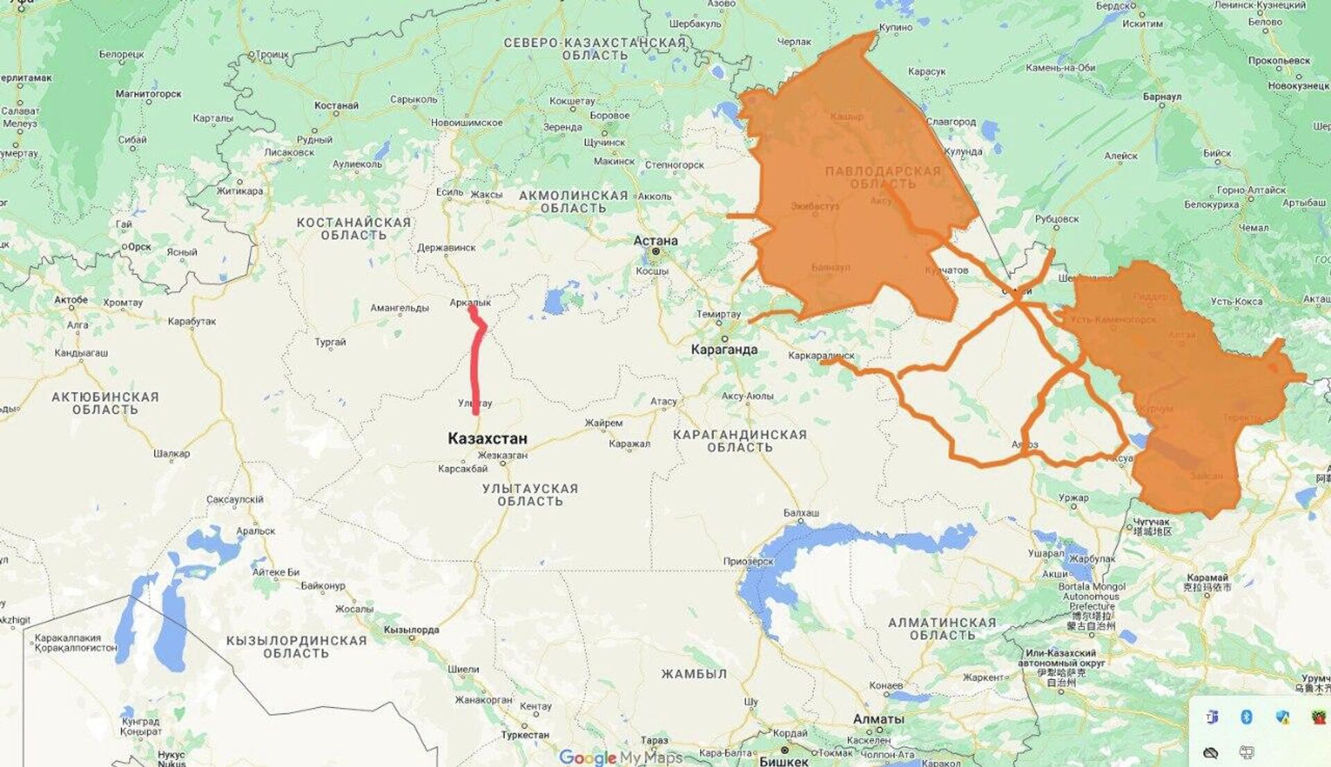 Карта закрытия дорог 22 февраля - Sputnik Казахстан, 1920, 22.02.2024