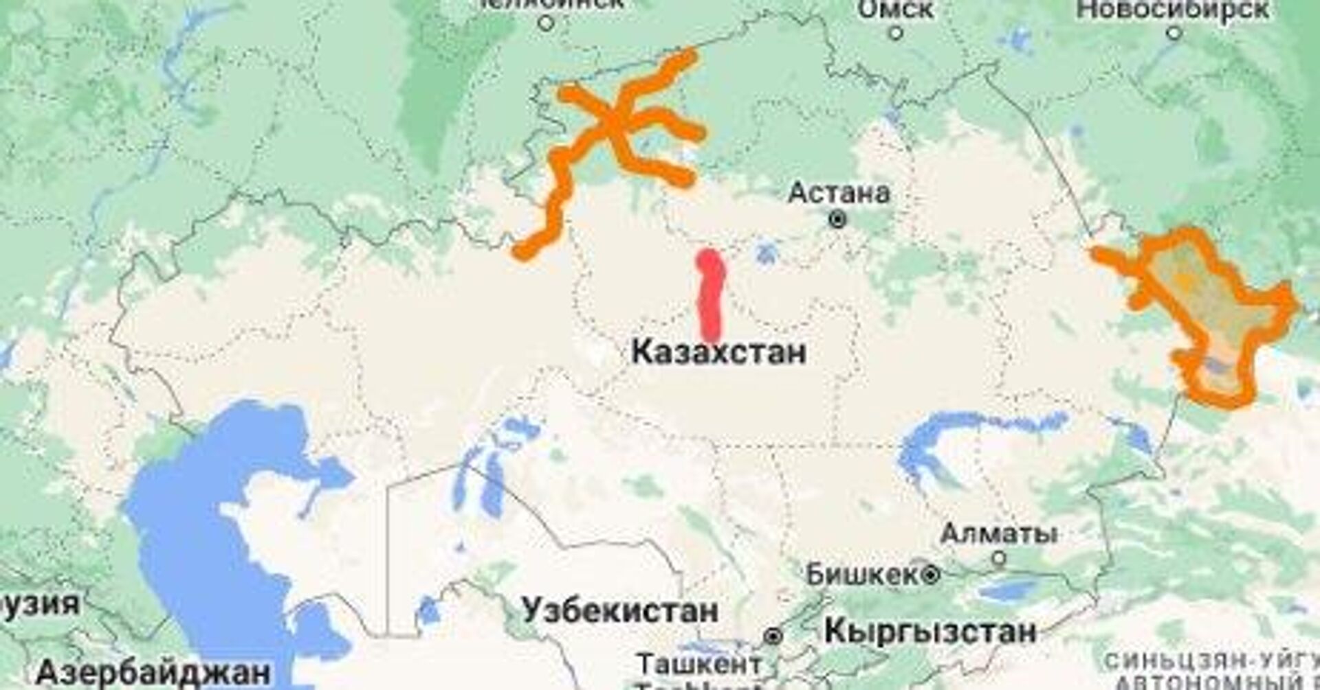 Карта закрытия дорог 23 февраля - Sputnik Казахстан, 1920, 23.02.2024