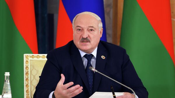 Александр Лукашенко на заседании Высшего государственного совета Союзного государства - Sputnik Казахстан