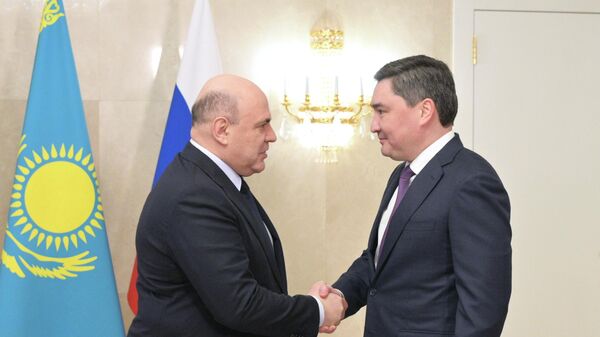 Премьер-министр РФ М. Мишустин встретился с премьер-министром Казахстана О. Бектеновым - Sputnik Казахстан