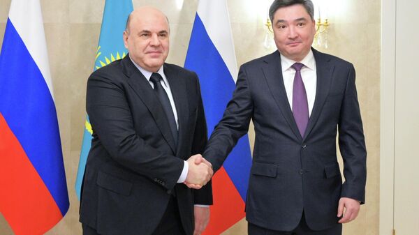 Премьеры Казахстана и России обсудили вопросы торгово-экономического сотрудничества. Видео - Sputnik Казахстан