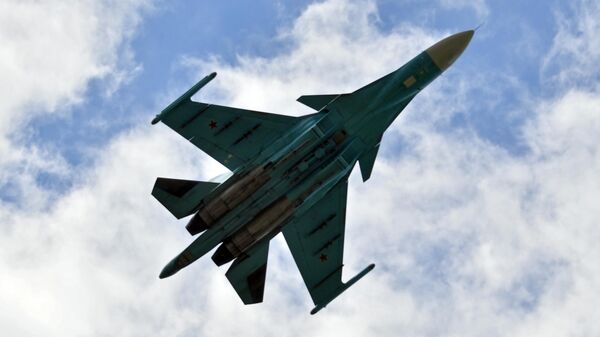 Самолеты-бомбардировщики Су-34 в зоне спецоперации - Sputnik Казахстан