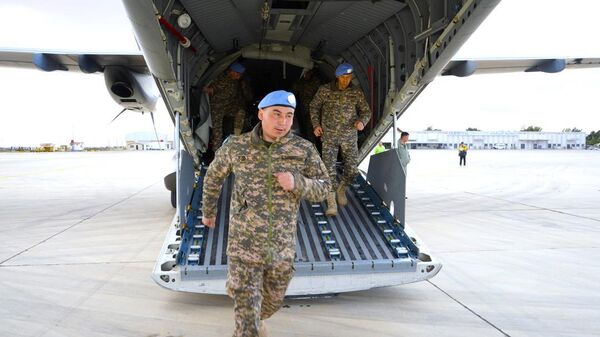 Казахстанские миротворцы прибыли на Голанские высоты - Sputnik Казахстан