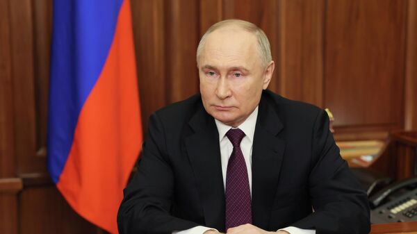 Обращение В. Путина к гражданам по итогам выборов президента России - Sputnik Казахстан