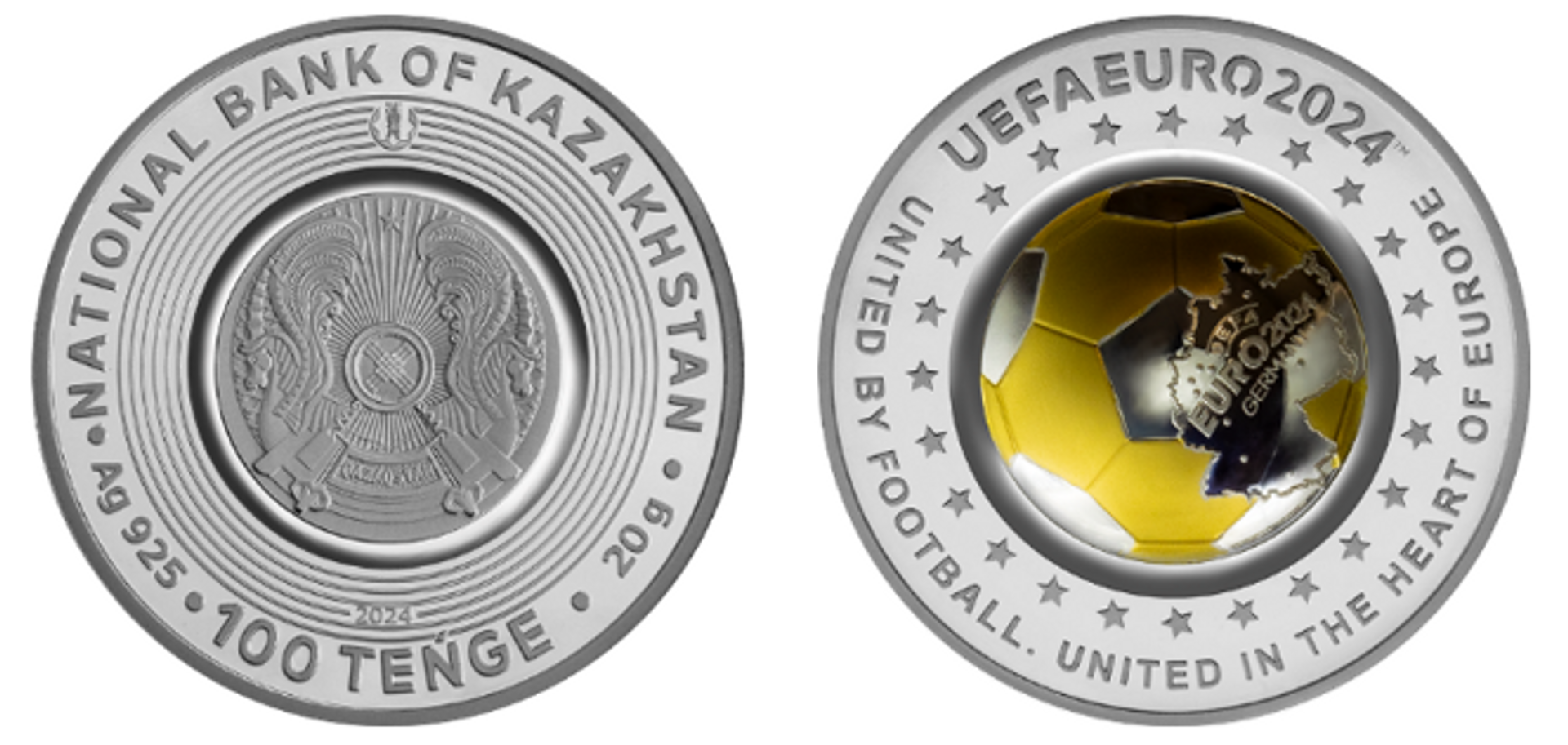 Коллекционные монеты UEFA EURO 2024 из серии Спорт  - Sputnik Қазақстан, 1920, 28.03.2024