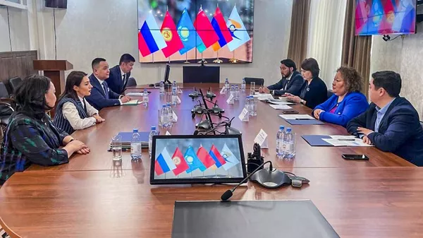 Министр по промышленности ЕЭК встретилась с членами правительства Казахстана - Sputnik Казахстан