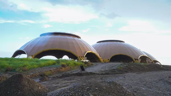 Городище Культобе в Туркестанской области накрывают куполами - Sputnik Казахстан