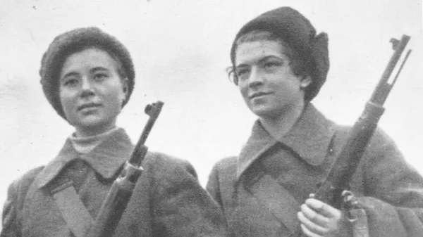 Снайперы Мария Поливанова и Наталия Ковшова - Sputnik Казахстан