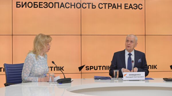 Видеомост Биобезопасность стран ЕАЭС  - Sputnik Казахстан