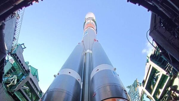 Союз с Прогрессом МС-27 установили на старте Байконура - Sputnik Казахстан
