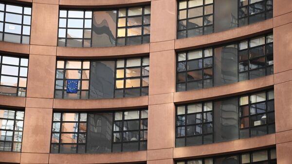 Фрагмент здания Европарламента в Страсбурге - Sputnik Казахстан