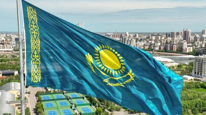 Главный флаг Казахстана